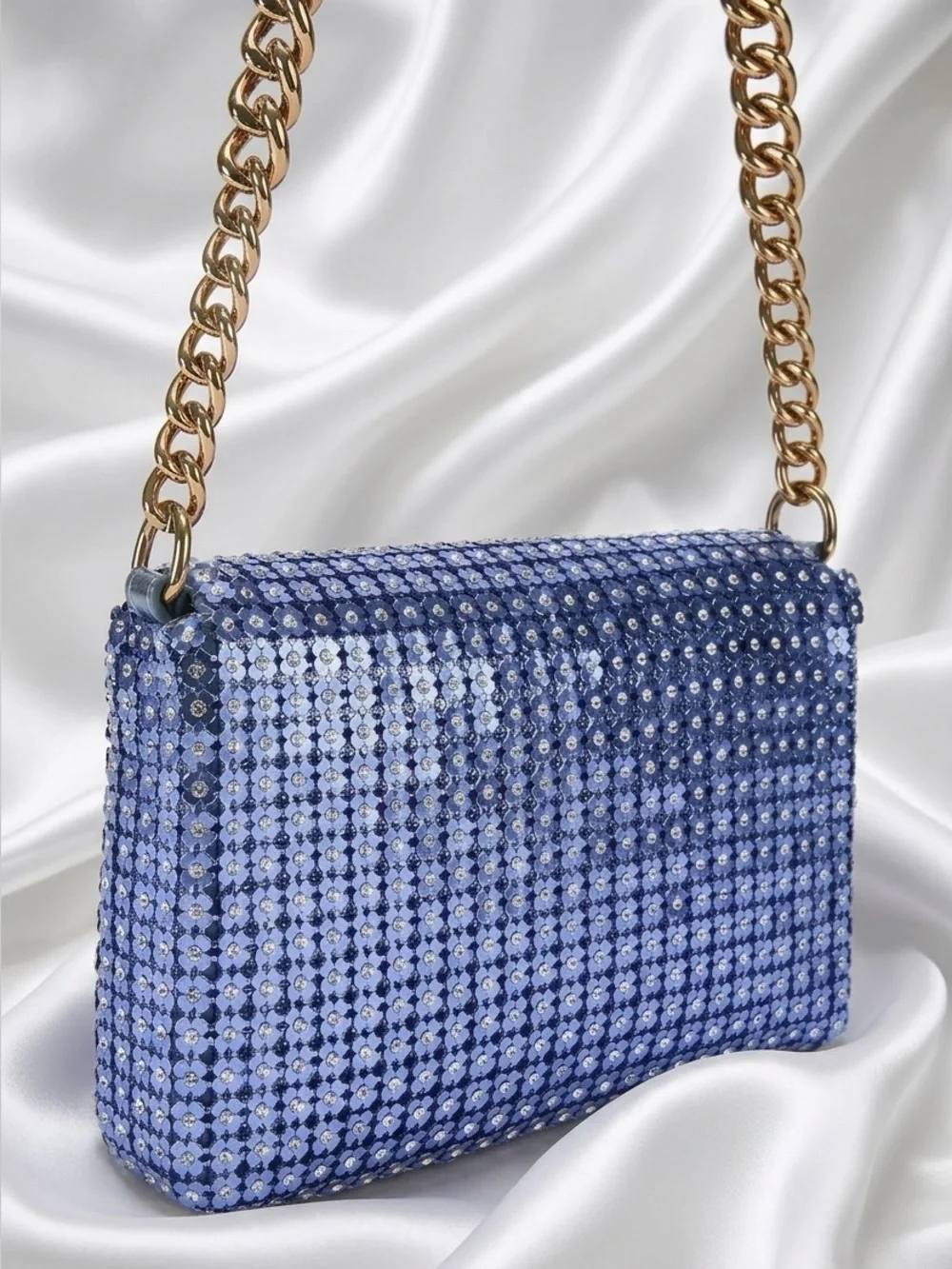 NWT Kurt Geiger Mini Crystal Flower Party Crossbody Bag - Picture 2 of 13